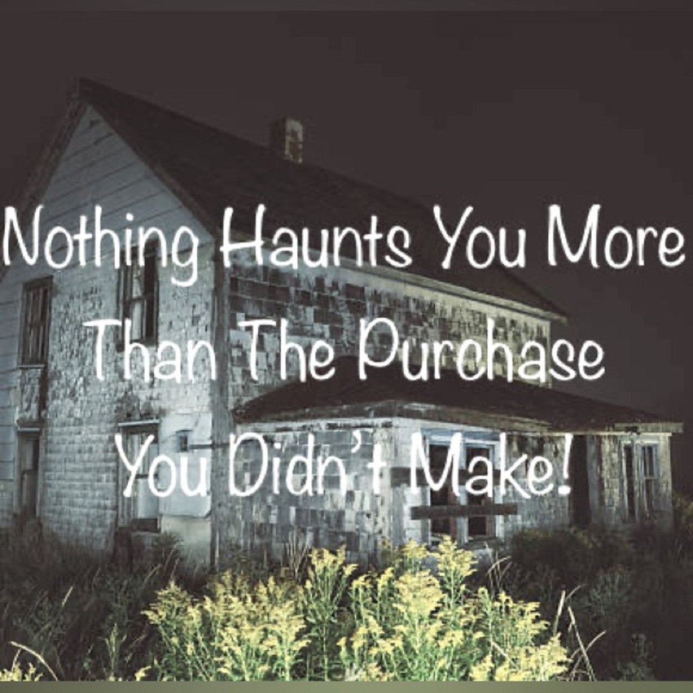 NOTHING HAUNTS YOU MORE THAN THE PURCHASE YOU DIDN’T MAKE❗️
